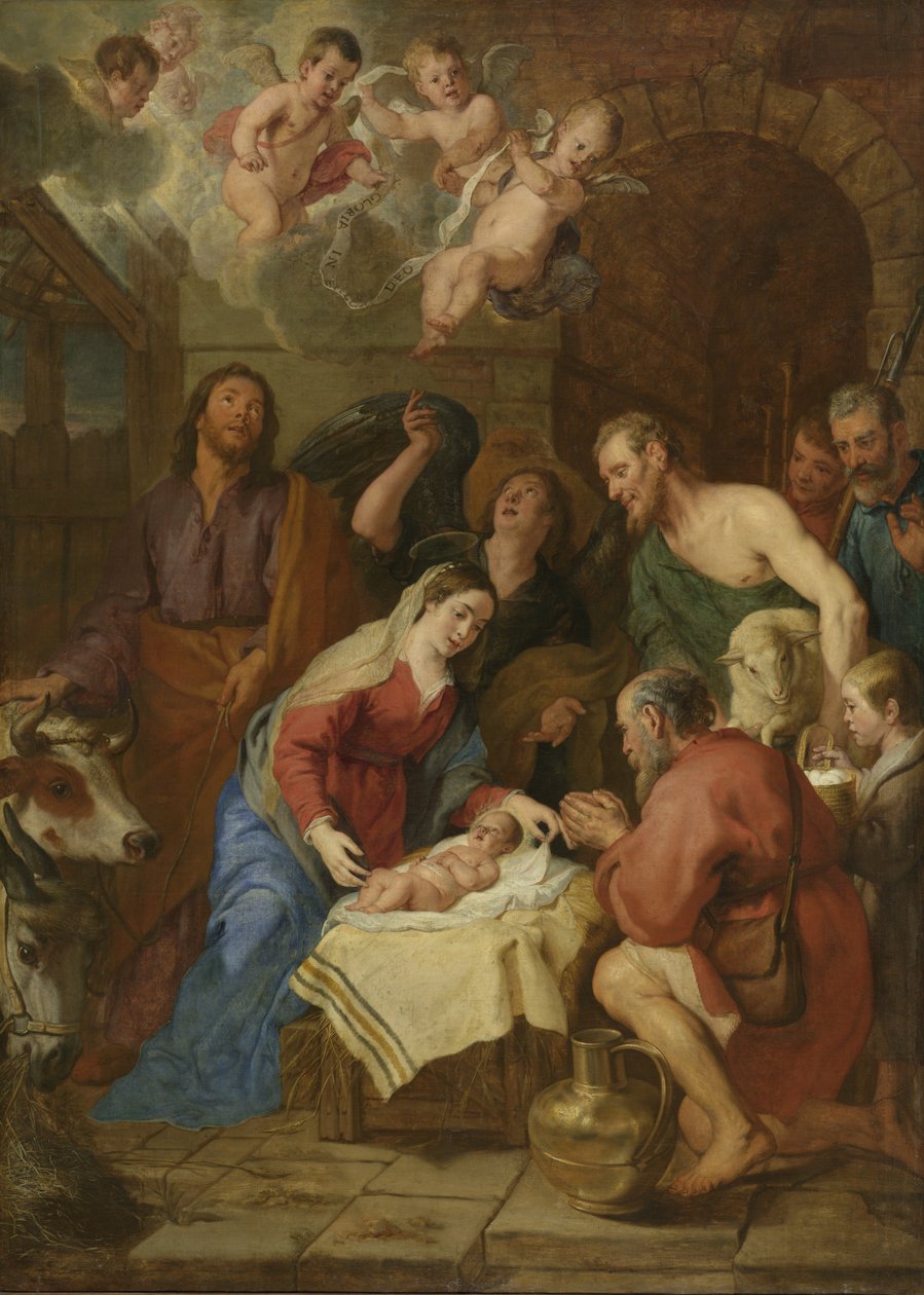 Tilbedelsen af hyrderne af Caspar de Crayer