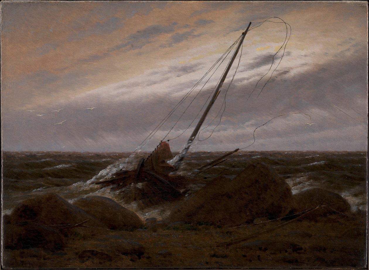 Efter stormen, 1817. af Caspar David Friedrich