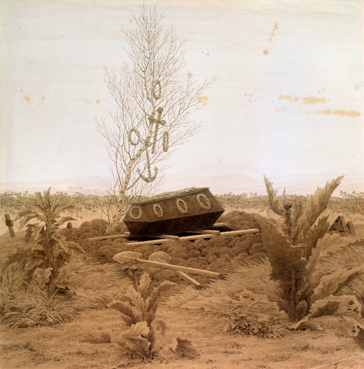 Ved gravkanten, 1830