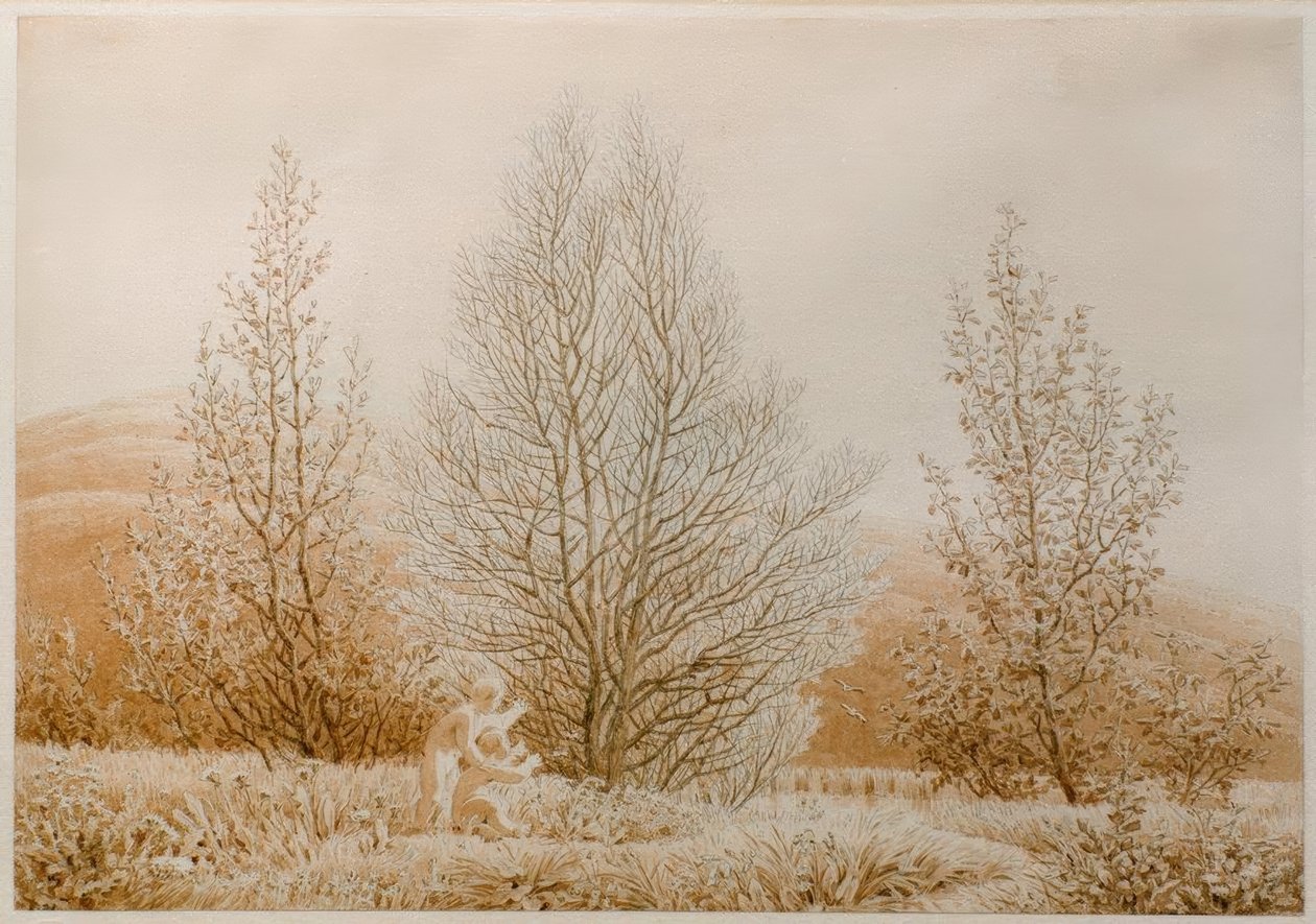 Foråret af Caspar David Friedrich