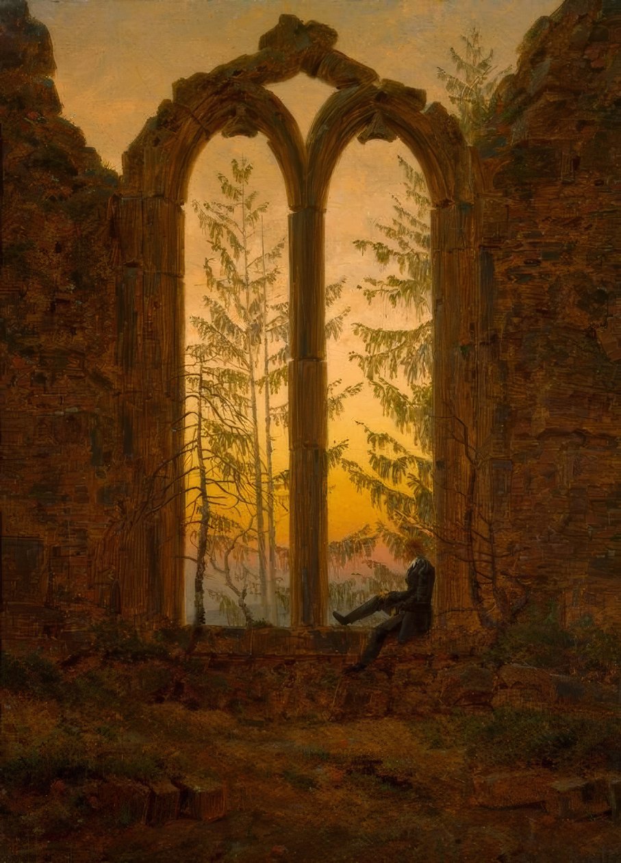 Drømmeren af Caspar David Friedrich