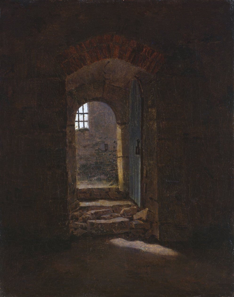 Døråbning i Meissen, 1827 af Caspar David Friedrich