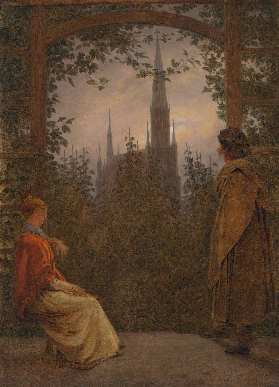 Havepavillon af Caspar David Friedrich