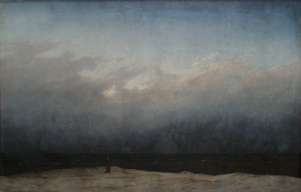 Tysk: Der Mönch am Meer Munken ved havet af Caspar David Friedrich