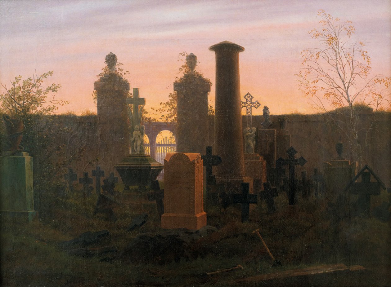 Kügelgens grav, 1821-1822 af Caspar David Friedrich