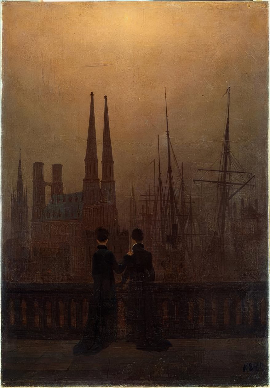 Nathavn af Caspar David Friedrich
