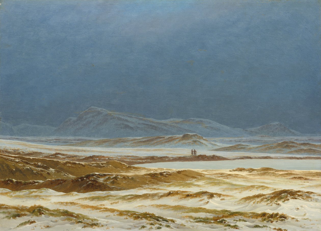 Northern Landscape, Spring, ca. 1825 (olie på lærred) af Caspar David Friedrich