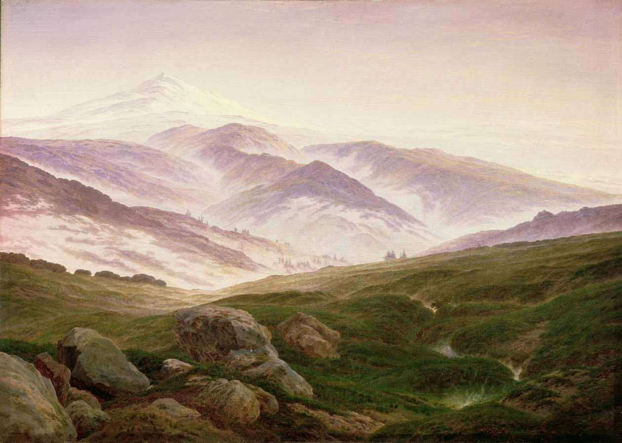 Reisenberg, Giganternes Bjerge af Caspar David Friedrich