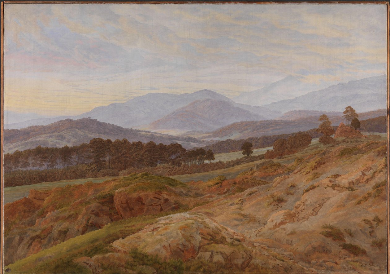 Kæmpe bjerglandskab af Caspar David Friedrich
