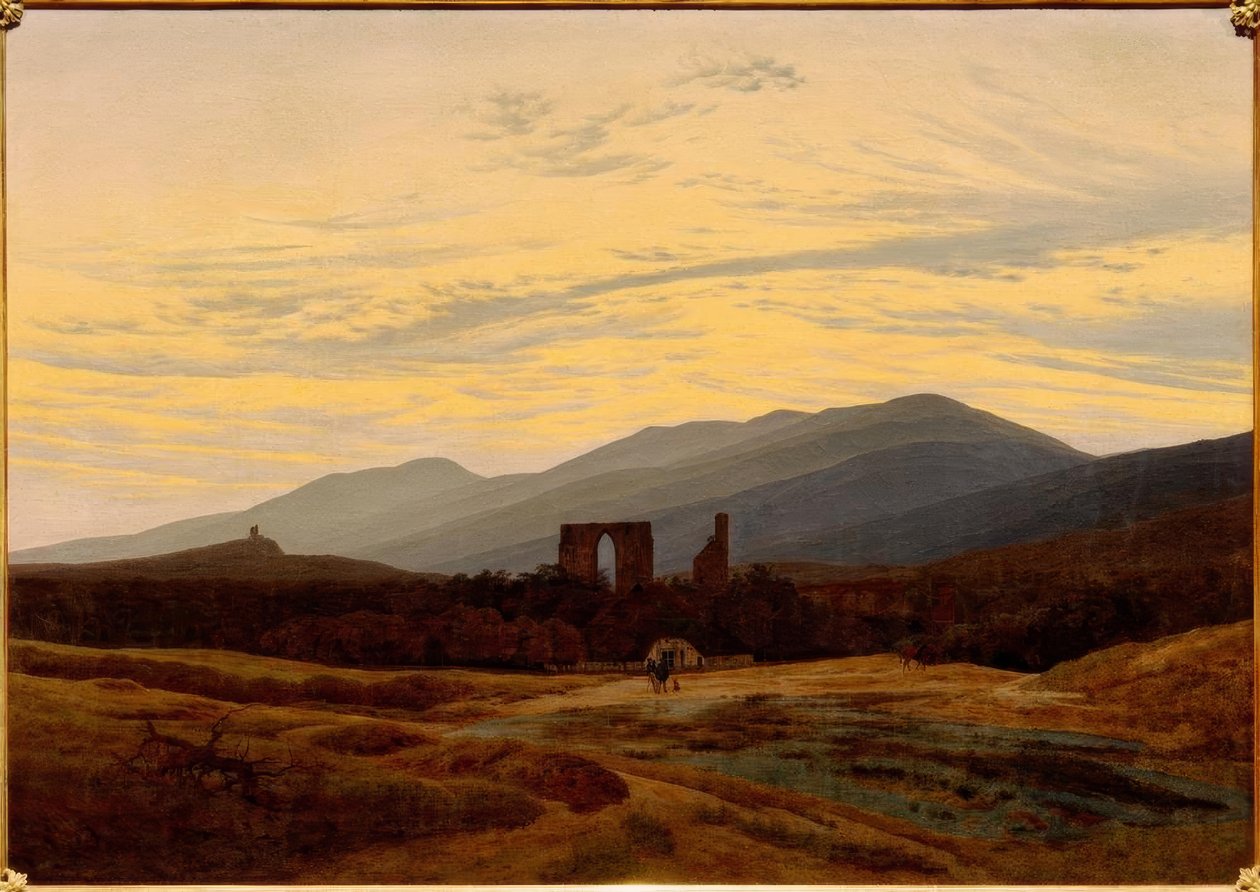 Ruin i Giant Mountains af Caspar David Friedrich