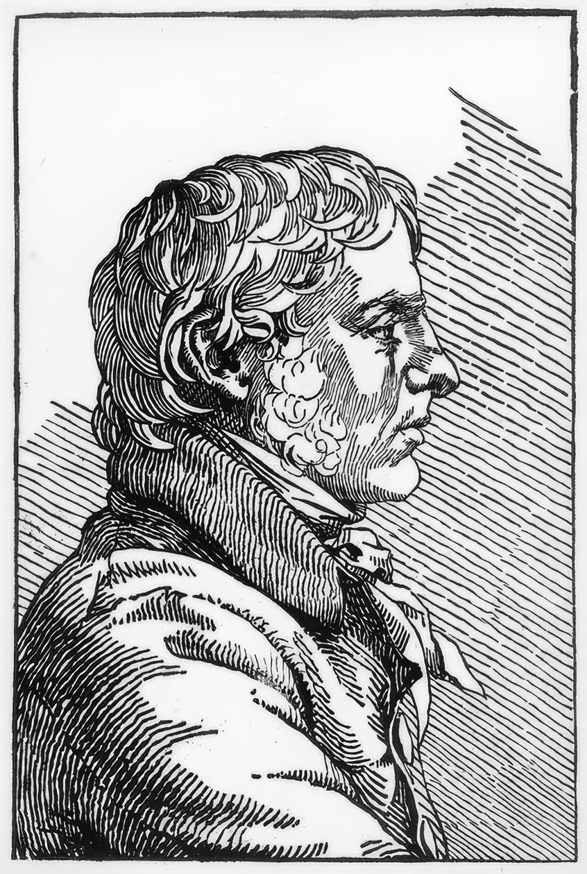 Selvportræt af Caspar David Friedrich