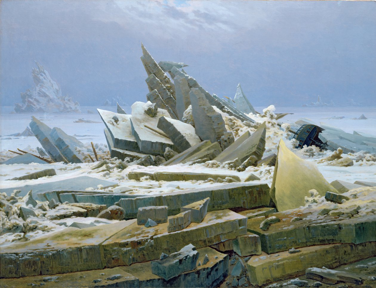 Polarhavet af Caspar David Friedrich