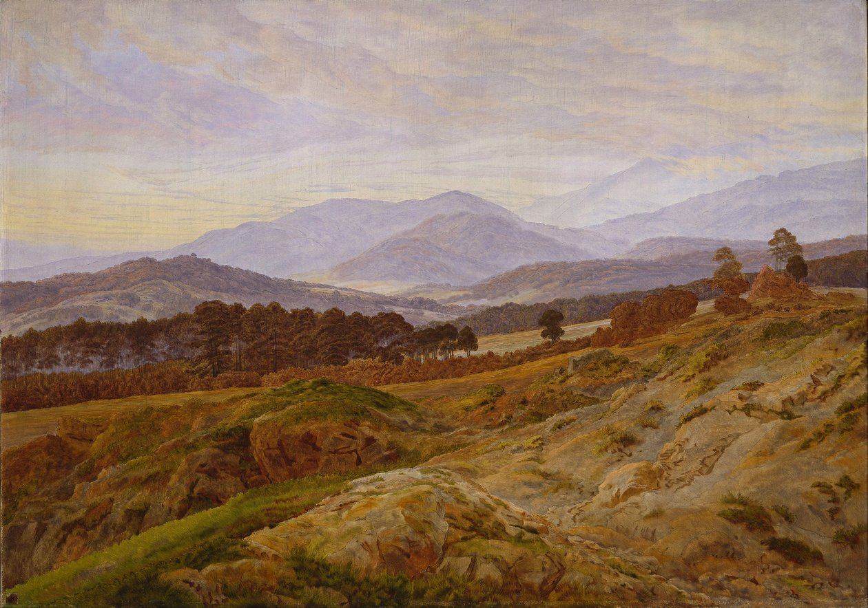 Riesengebirge af Caspar David Friedrich