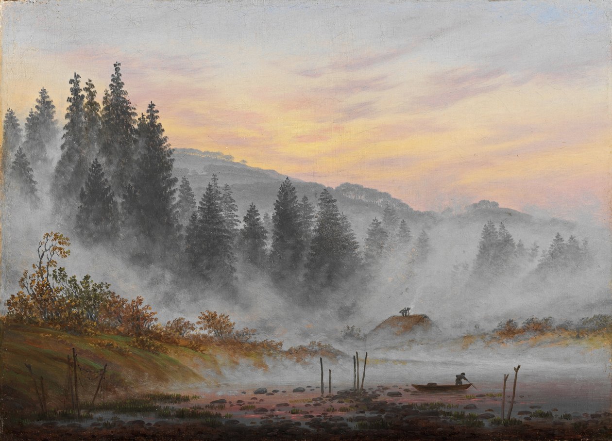 Tiderne på dagen: Morgenen af Caspar David Friedrich