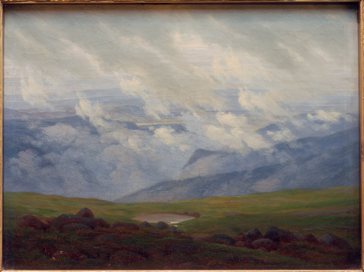Skyer i bevægelse af Caspar David Friedrich