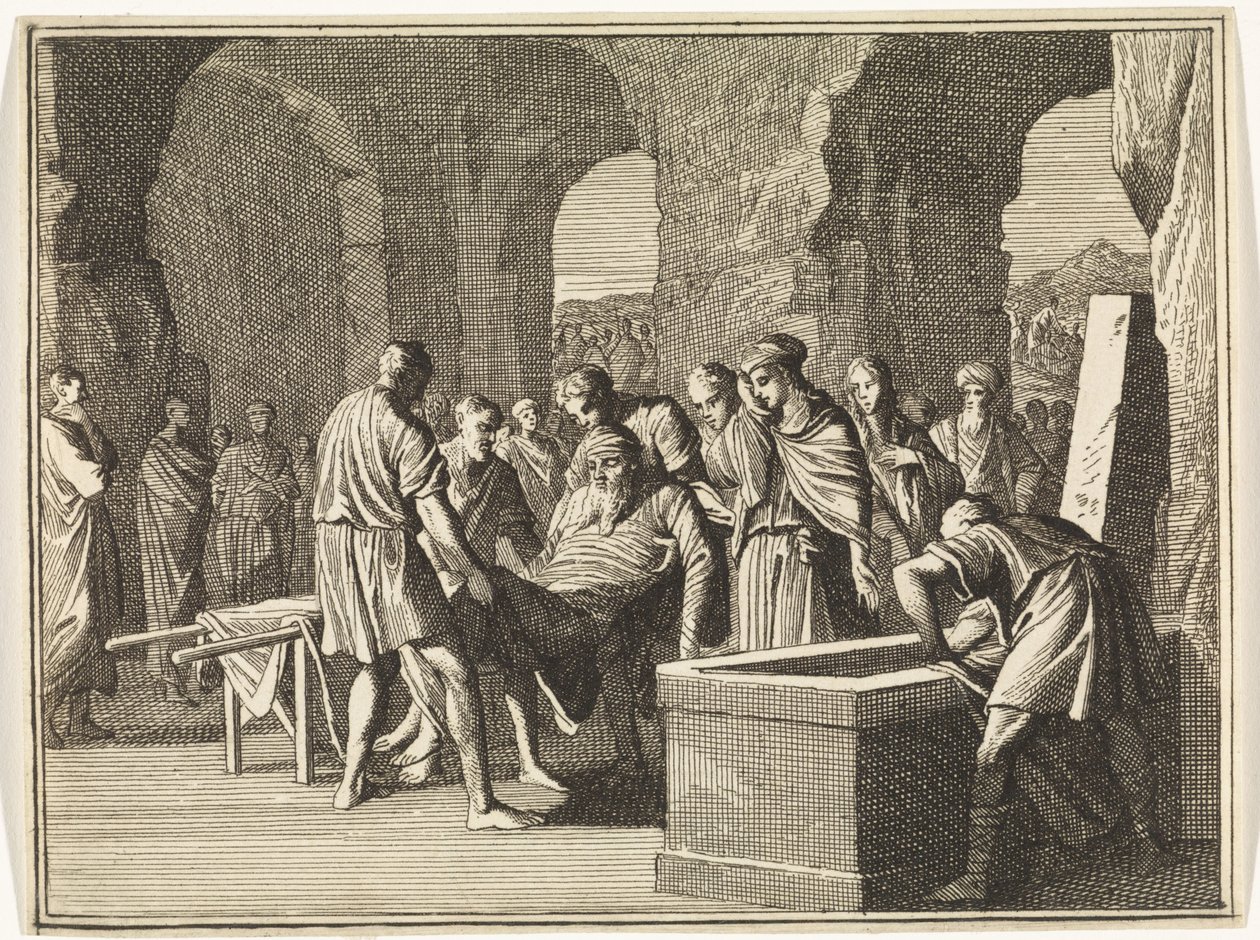 Jakobs begravelse af Caspar Luyken