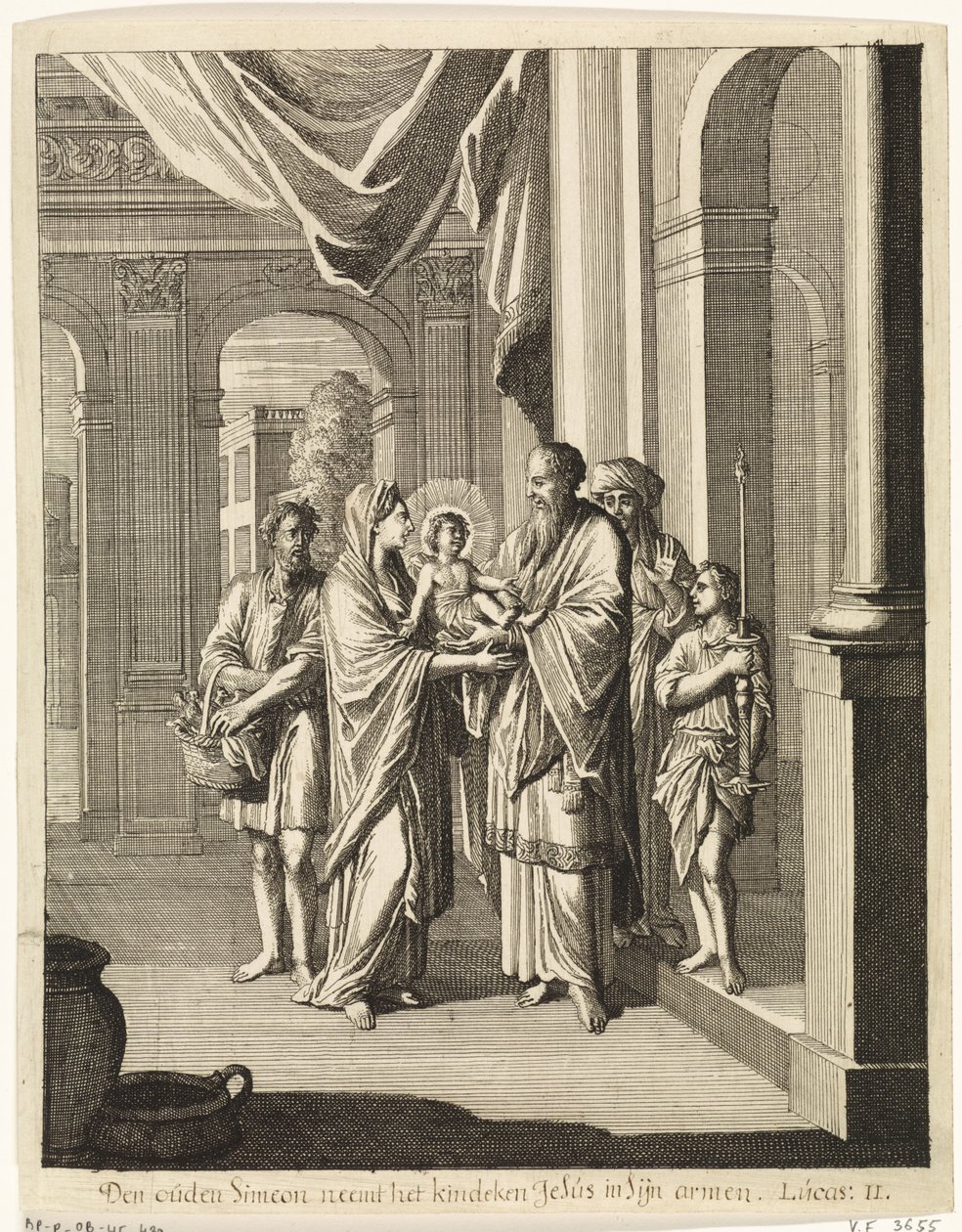 Simeon og Kristusbarnet af Caspar Luyken