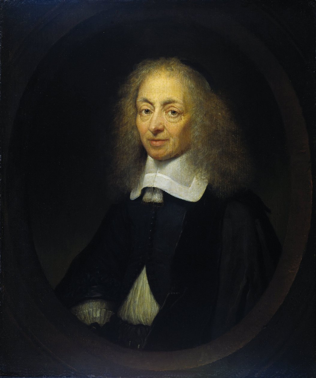 Portræt af Constantine Huygens (1596-1687) af Caspar Netscher