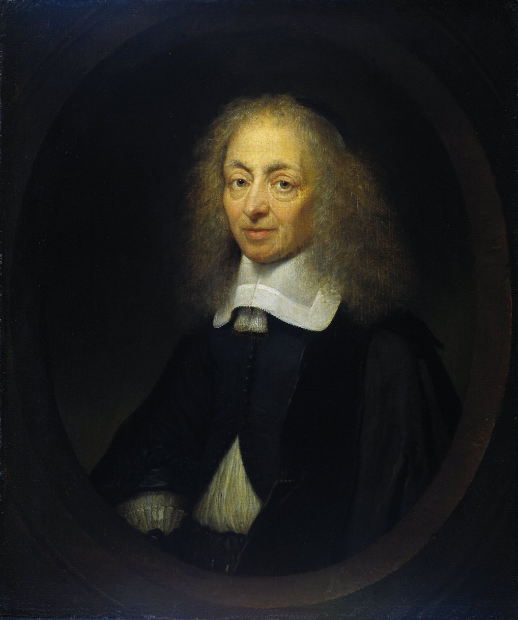 Portræt af Constantijn Huygens (1596-1687) af Caspar Netscher