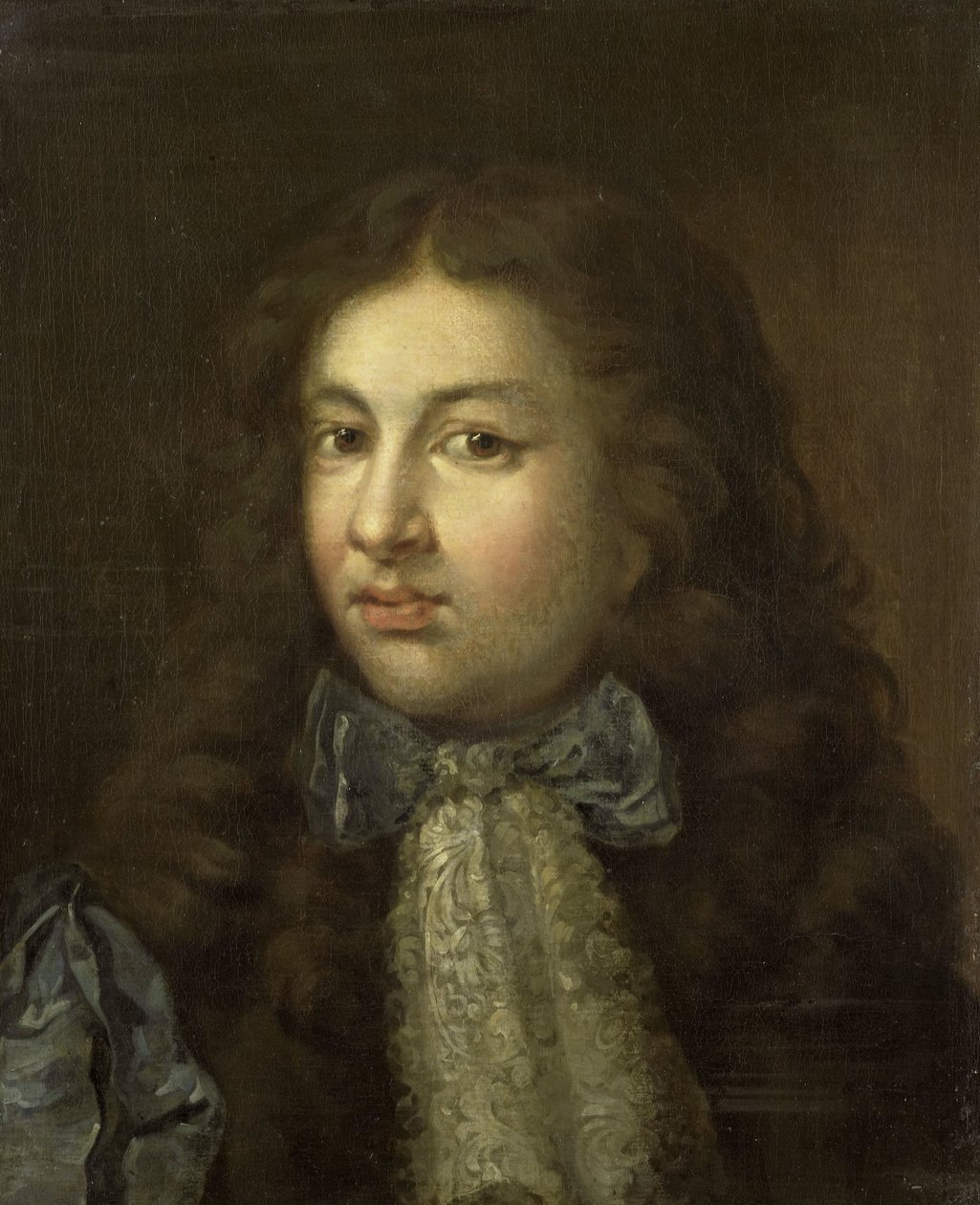 Portræt af Thedoor Netscher (1661-1728), kunstnerens ældste søn af Caspar Netscher