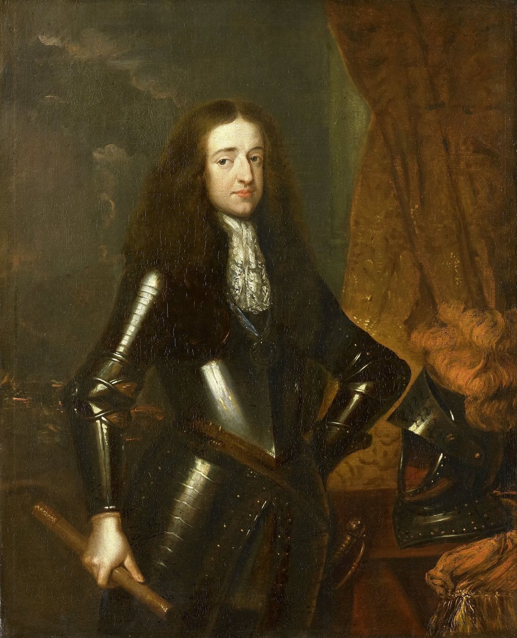 Portræt af Willem III (1650-1702), Prins af Orange og siden 1689, konge af England af Caspar Netscher