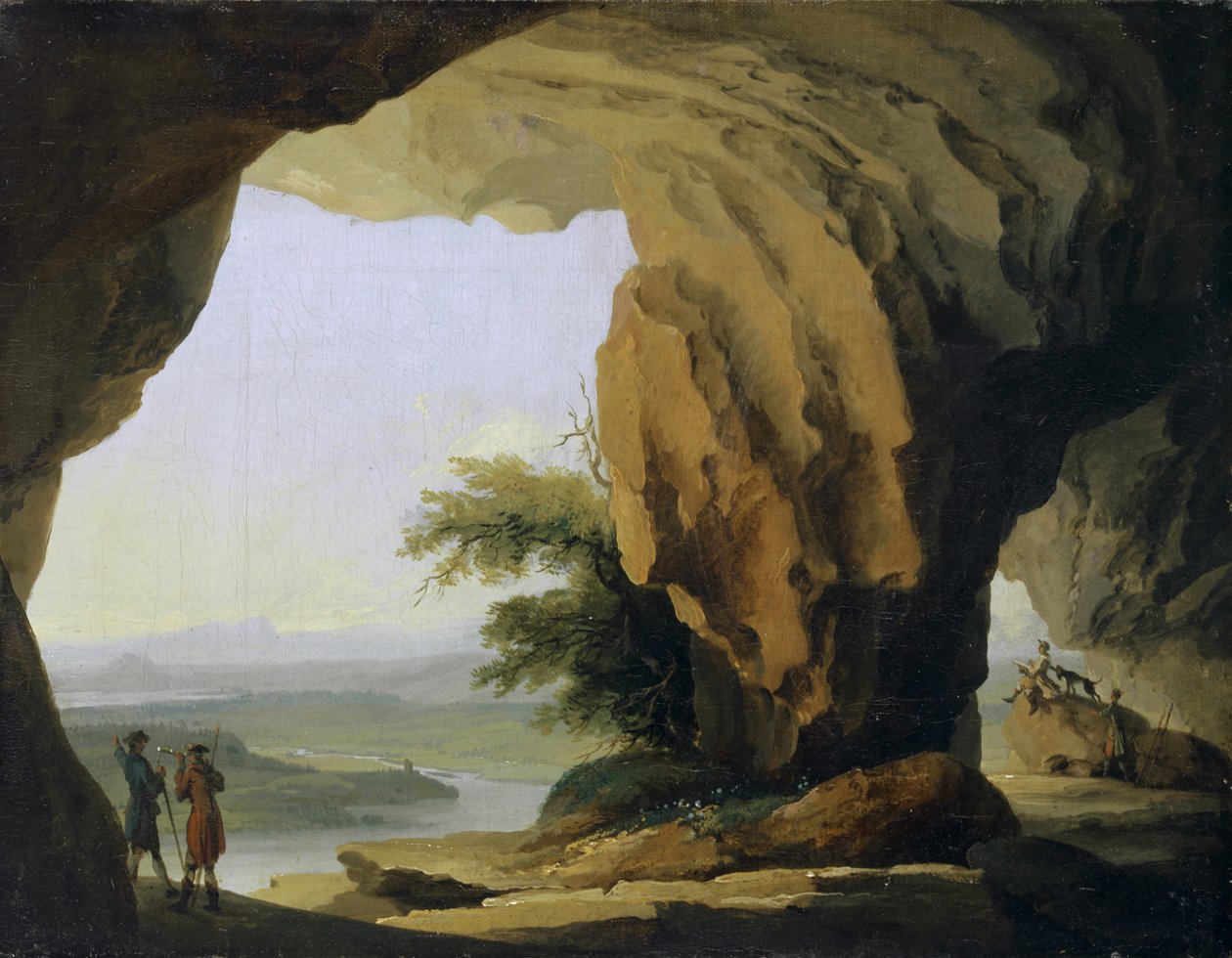Landskab med Beatus-hulen, ca. 1774-77 af Caspar Wolf