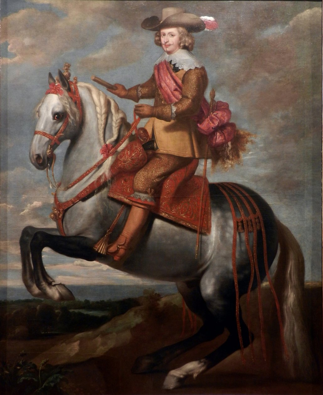 Ridesportræt af kardinal-Infante Ferdinand af Østrig af Caspar de Crayer