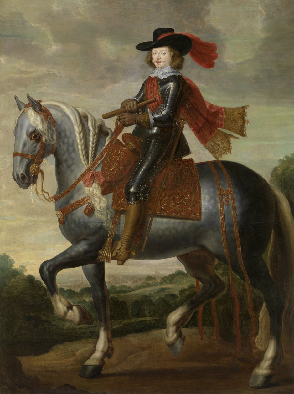 Ridesportræt af kardinal-Infante Ferdinand af Østrig, første tredjedel af det 17. århundrede. af Caspar de Crayer