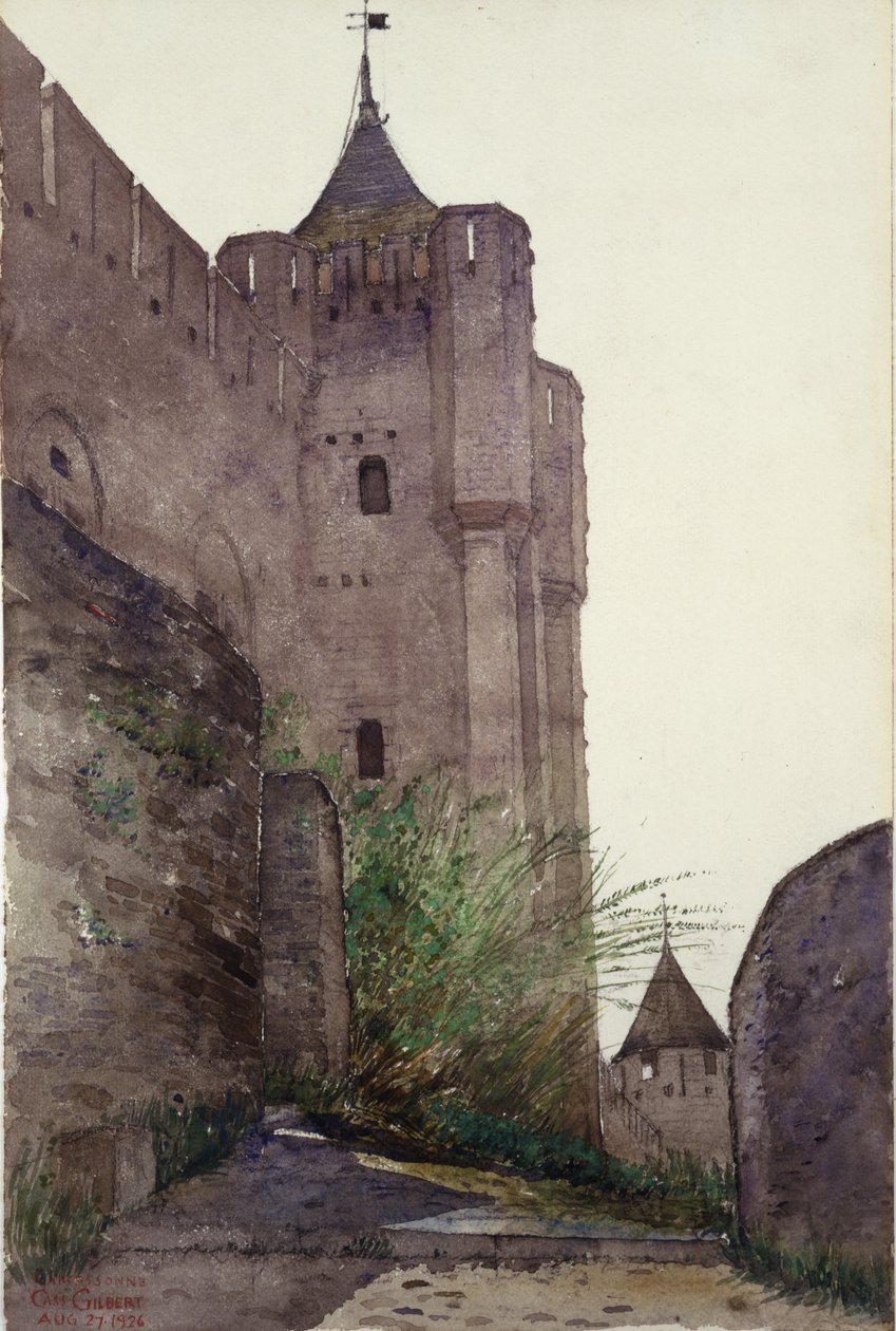 Carcassonne, 1926. af Cass Gilbert