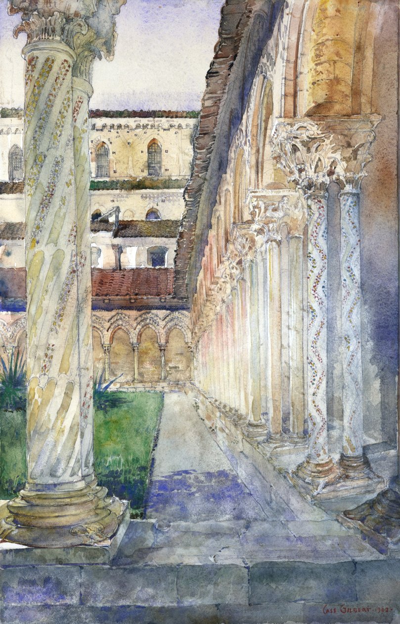 Katedralen i Monreale, Sicilien af Cass Gilbert