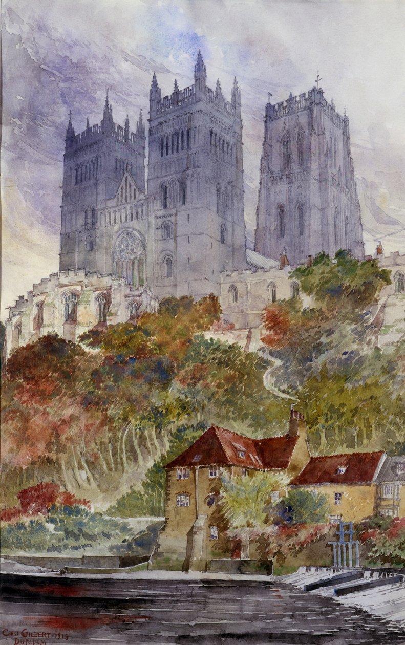 Durham Katedral, England af Cass Gilbert