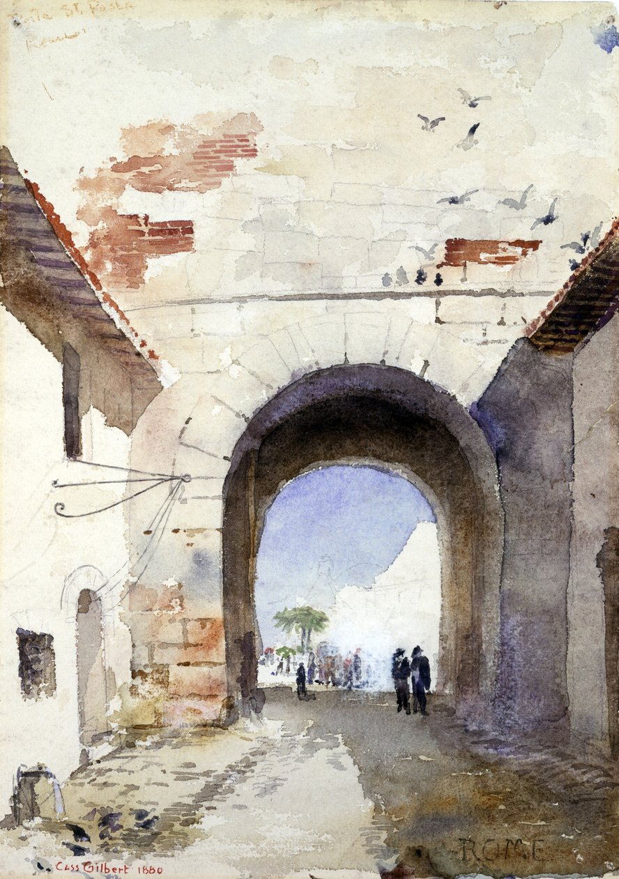 Porta San Paolo, Rom af Cass Gilbert