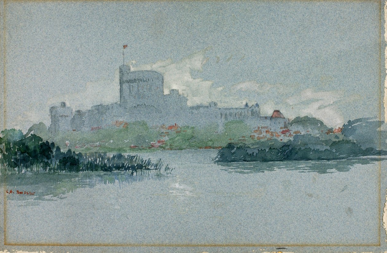 Windsor Castle, England, 1905. af Cass Gilbert