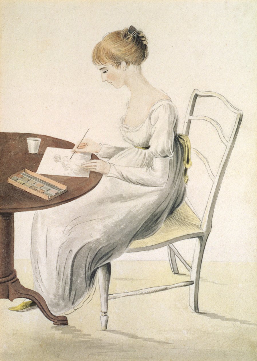 Fanny Austen-Knight (1793-1882) af Cassandra Austen