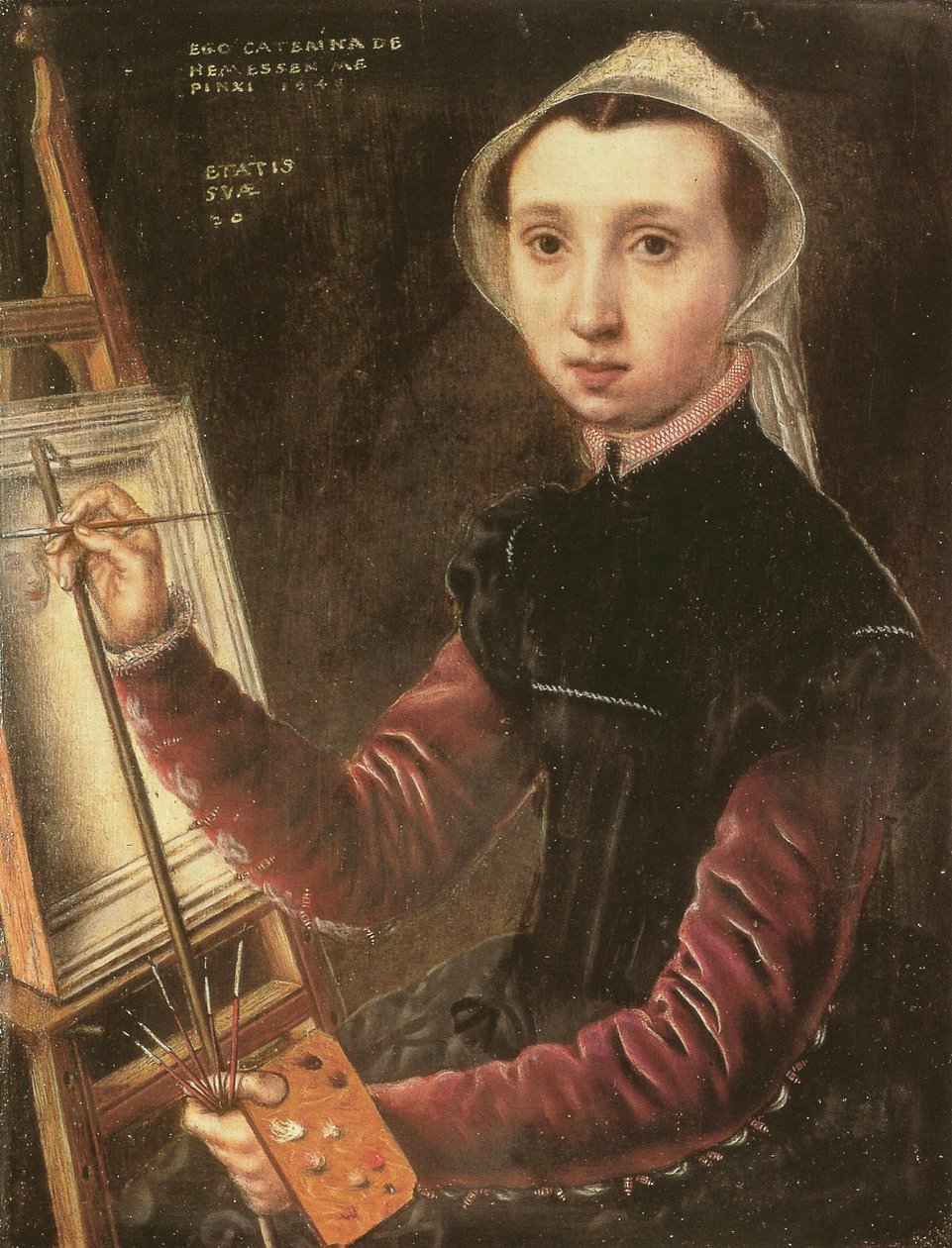 Selvportræt af Catharina van Hemessen
