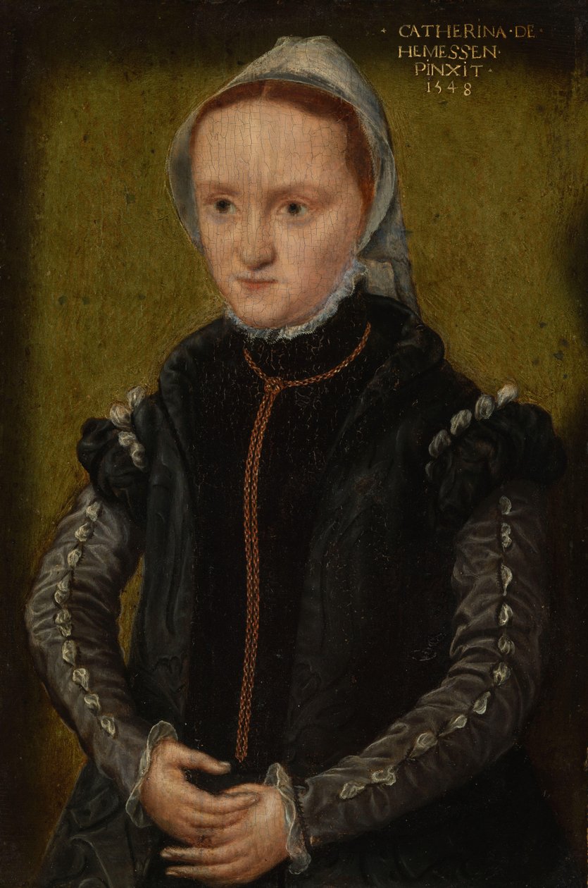 Portræt af en kvinde af Catharina van Hemessen