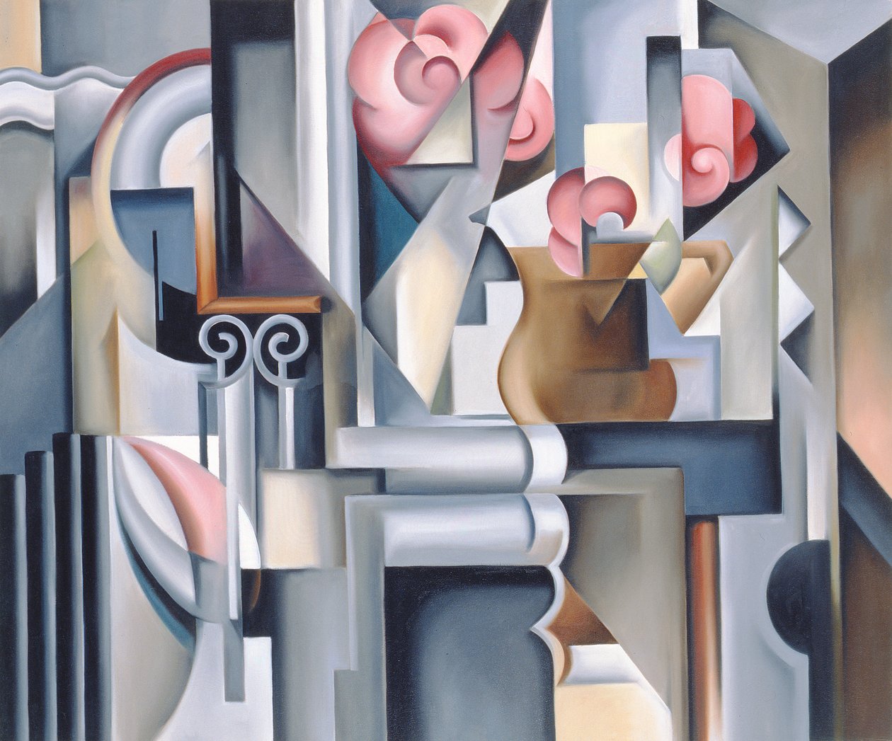 Stilleben med roser af Catherine Abel