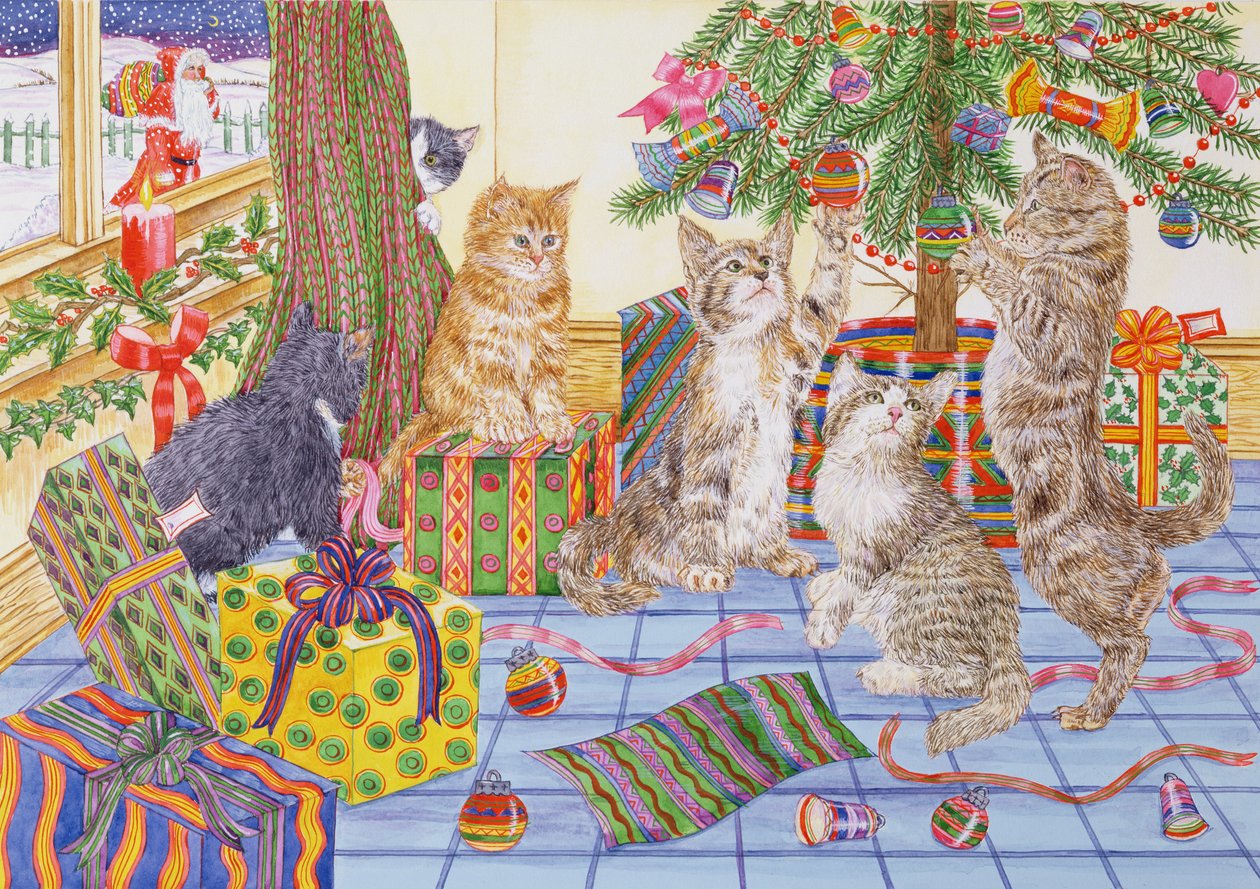 The Cats Christmas (wc på papir) af Catherine Bradbury