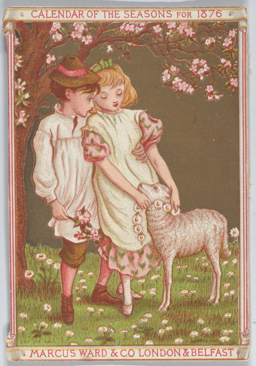 Valentin, 1876. af Catherine Greenaway