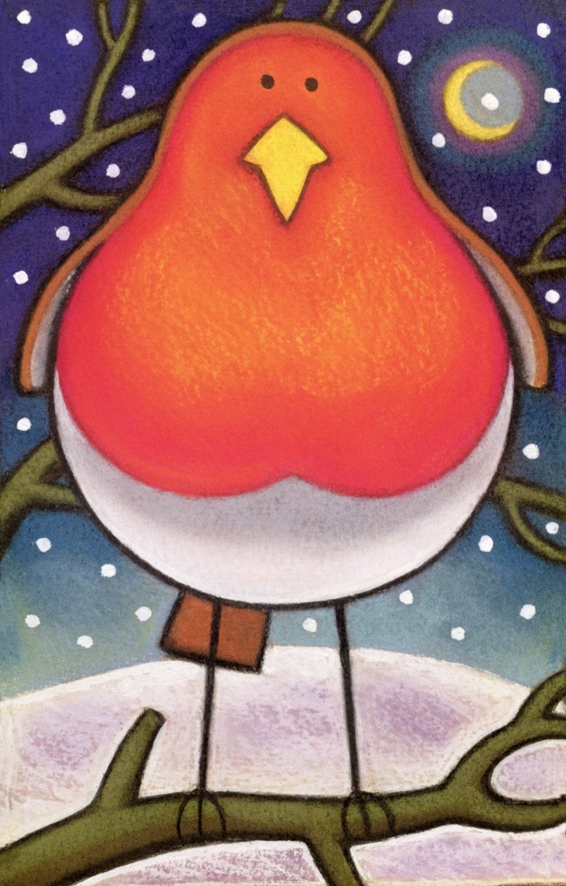 Christmas Robin, 1997 af Cathy Baxter