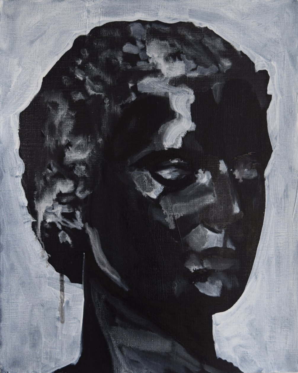 Belladonna: Marina, 2014 (olie og akryl på papir) af Cathy Lomax