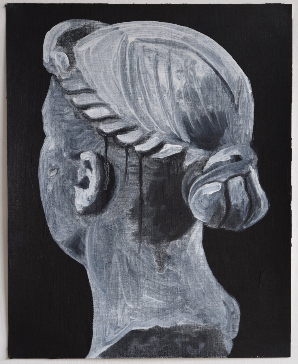 Belladonna: Nodus  Vitta, 2014 (olie og akryl på papir) af Cathy Lomax