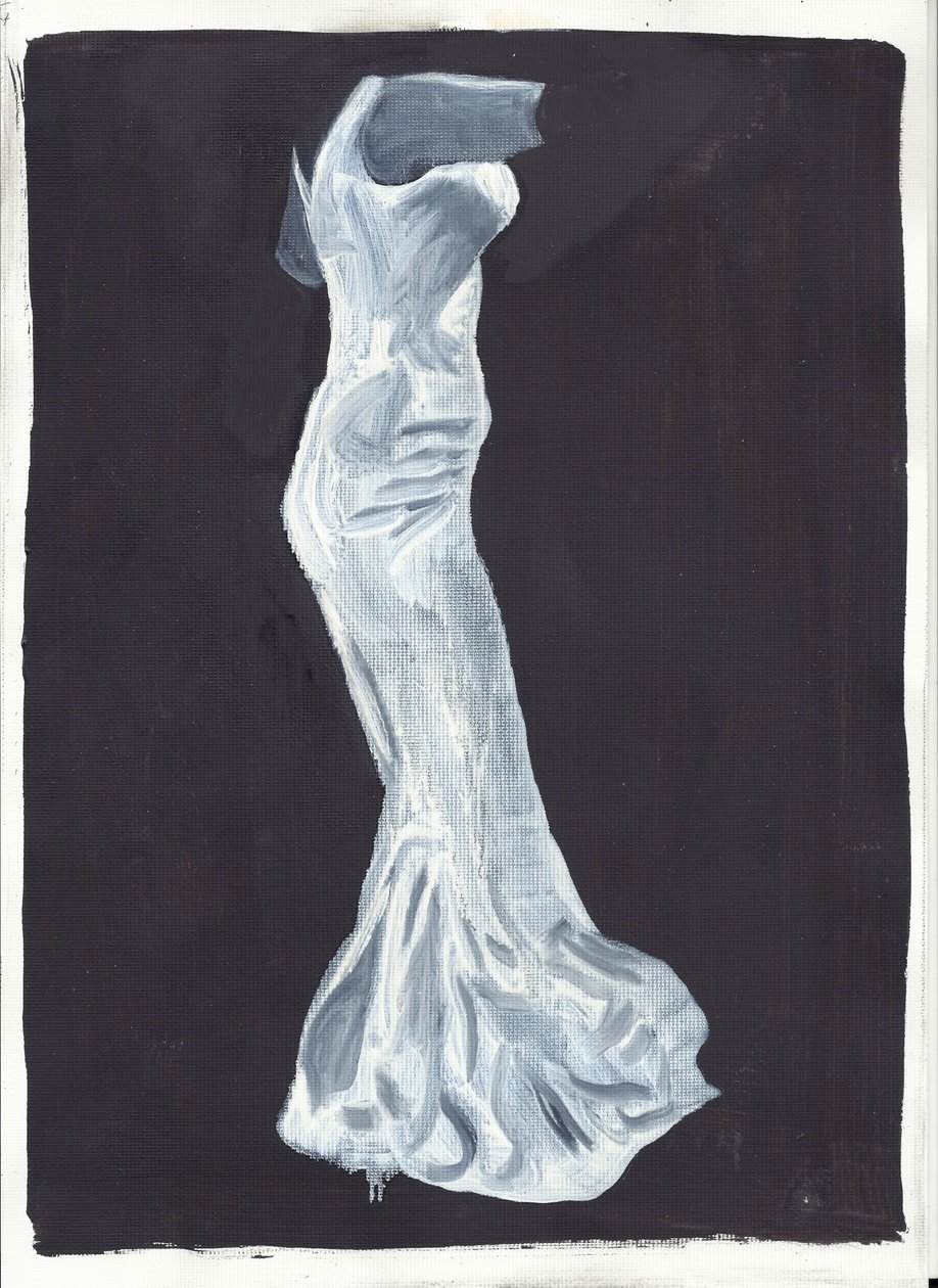 Elsie, 2012 (olie og akryl på papir) af Cathy Lomax