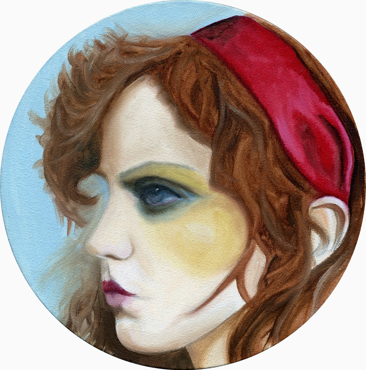 Vogue Rococo, 2008 (olie på lærred) af Cathy Lomax