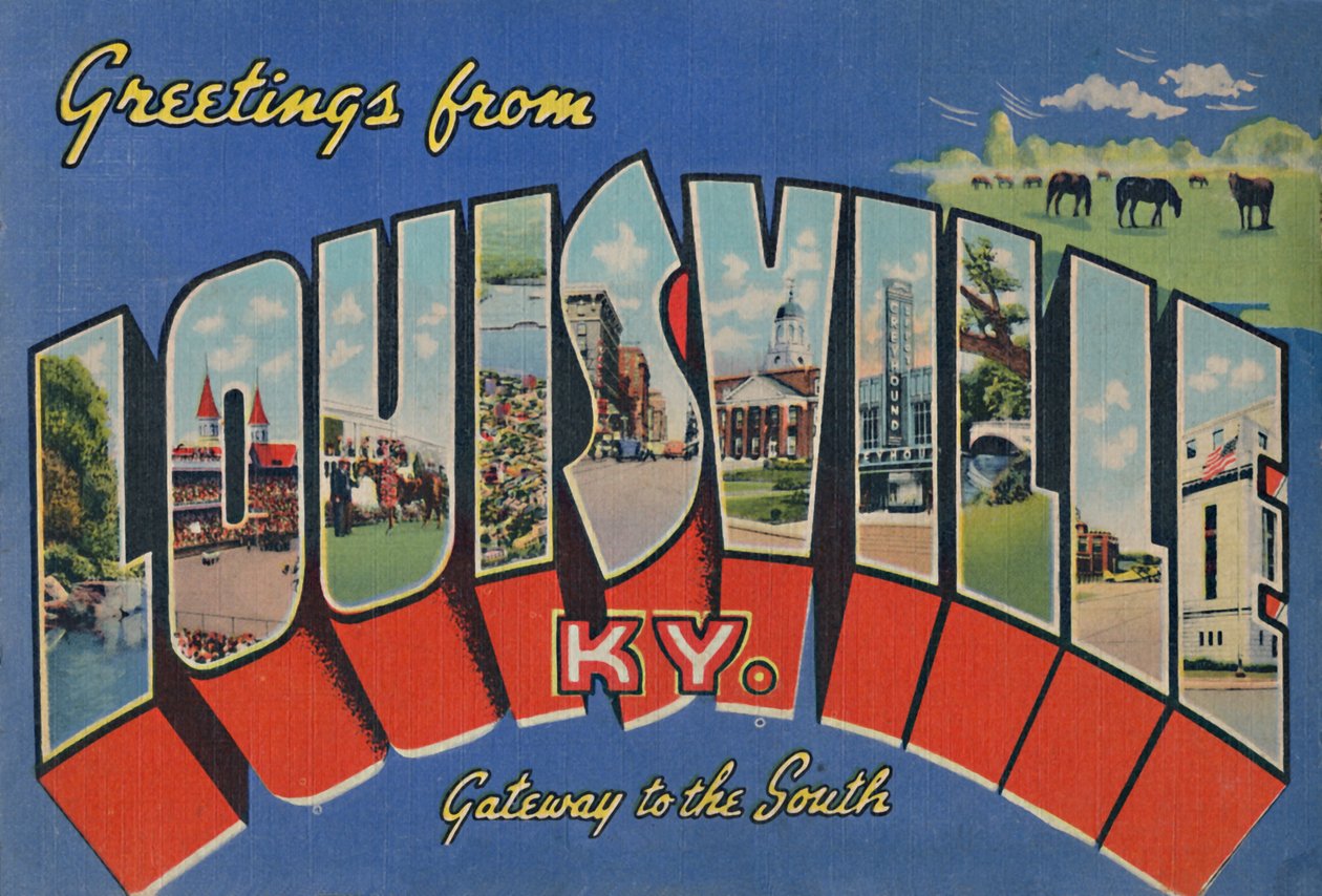 Hilsen fra Louisville Ky. - Gateway to the South, 1942 af Caufield and Shook