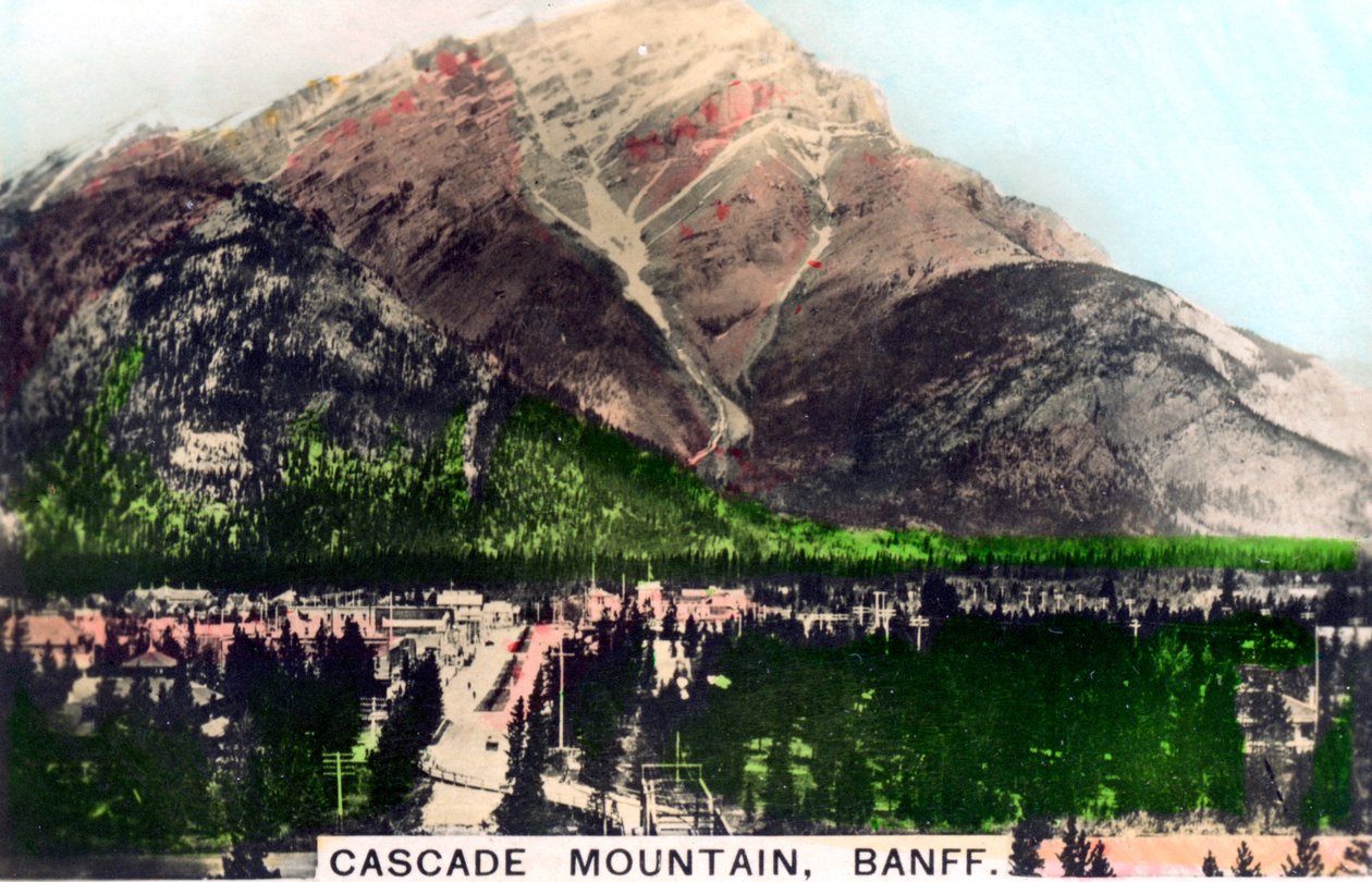 Cascade Mountain, Banff, Alberta, Canada, c1920