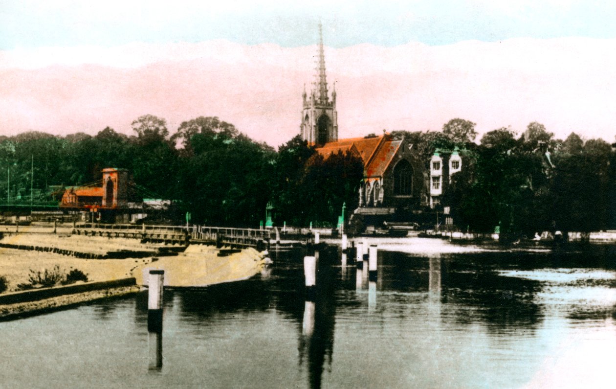 Themsen ved Marlow, Buckinghamshire, 1926. af Cavenders Ltd