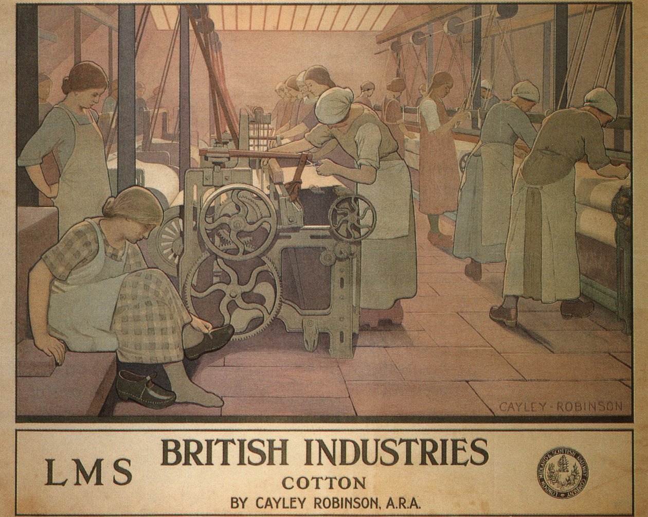 British Industries - Cotton, 1924 af Cayley Robinson