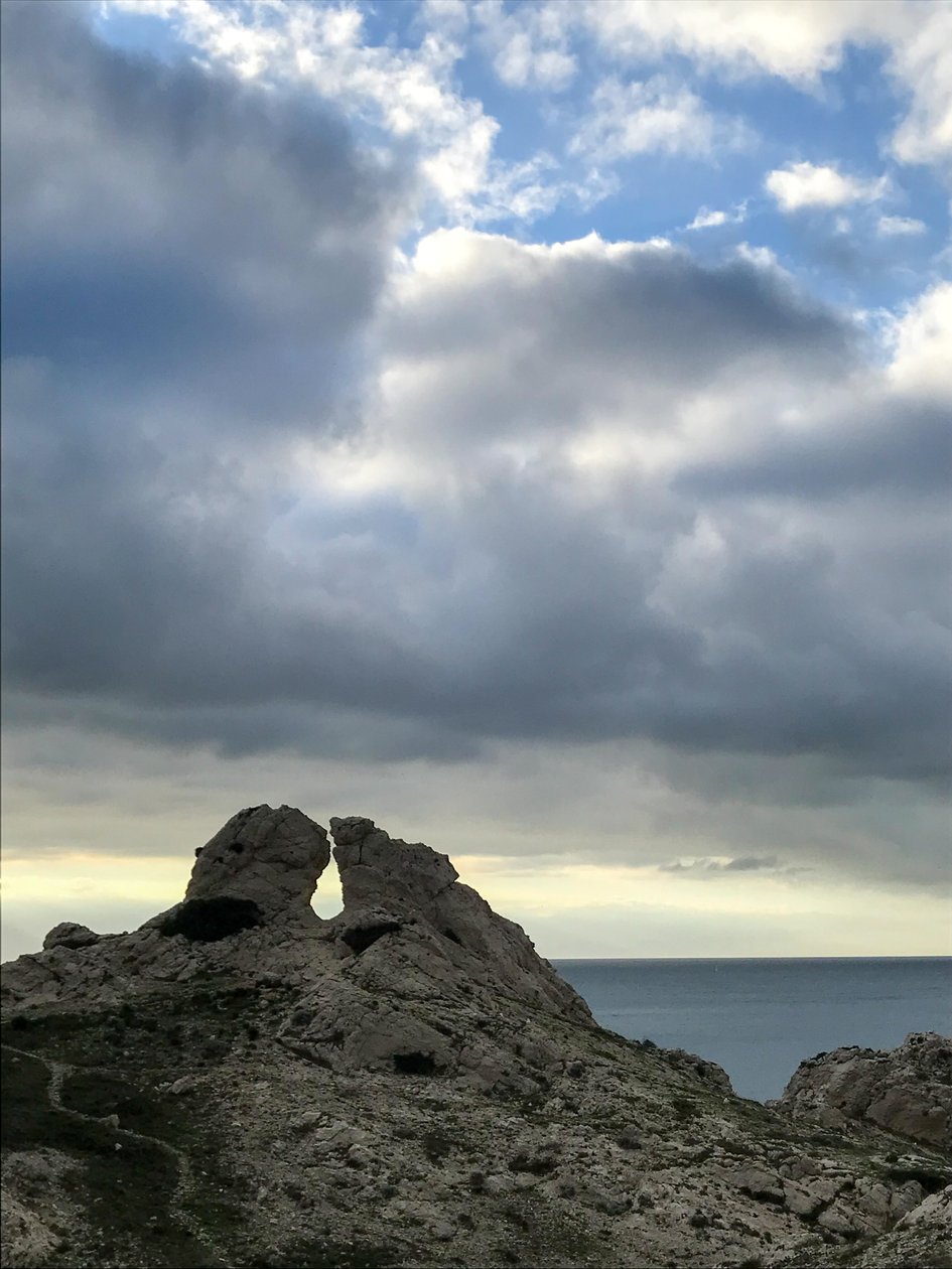 Landskab - Himmel og hav, 2019 (foto) af Cécile Jamet