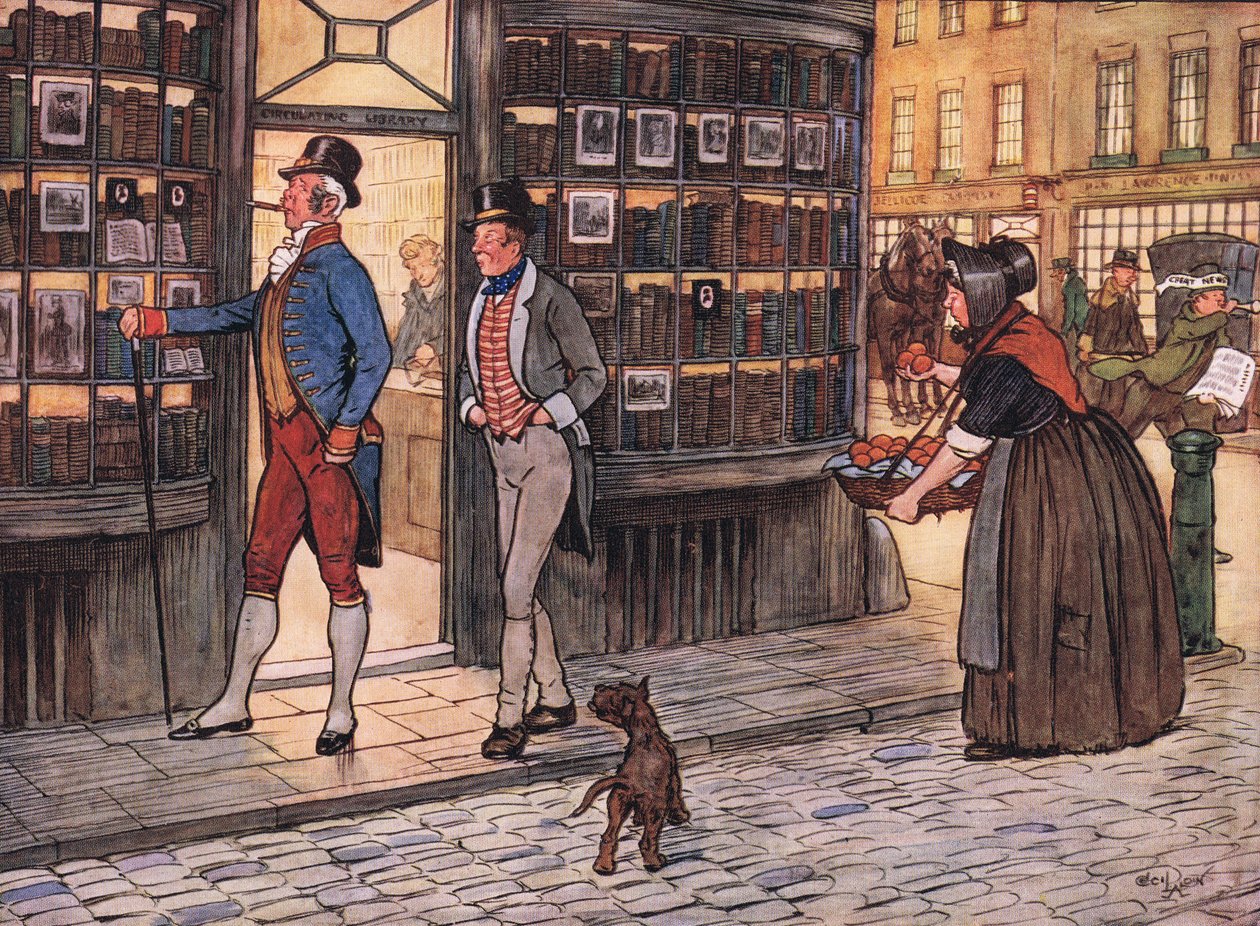 Og her begyndte Sam Weller til hr. John Smaukers store rædsel at fløjte af Cecil Charles Windsor Aldin